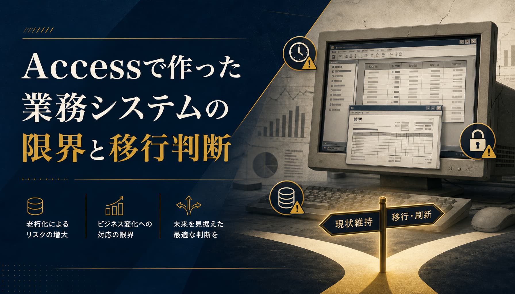Accessで作った業務システムの限界と移行判断 属人化とサポート終了のリスク