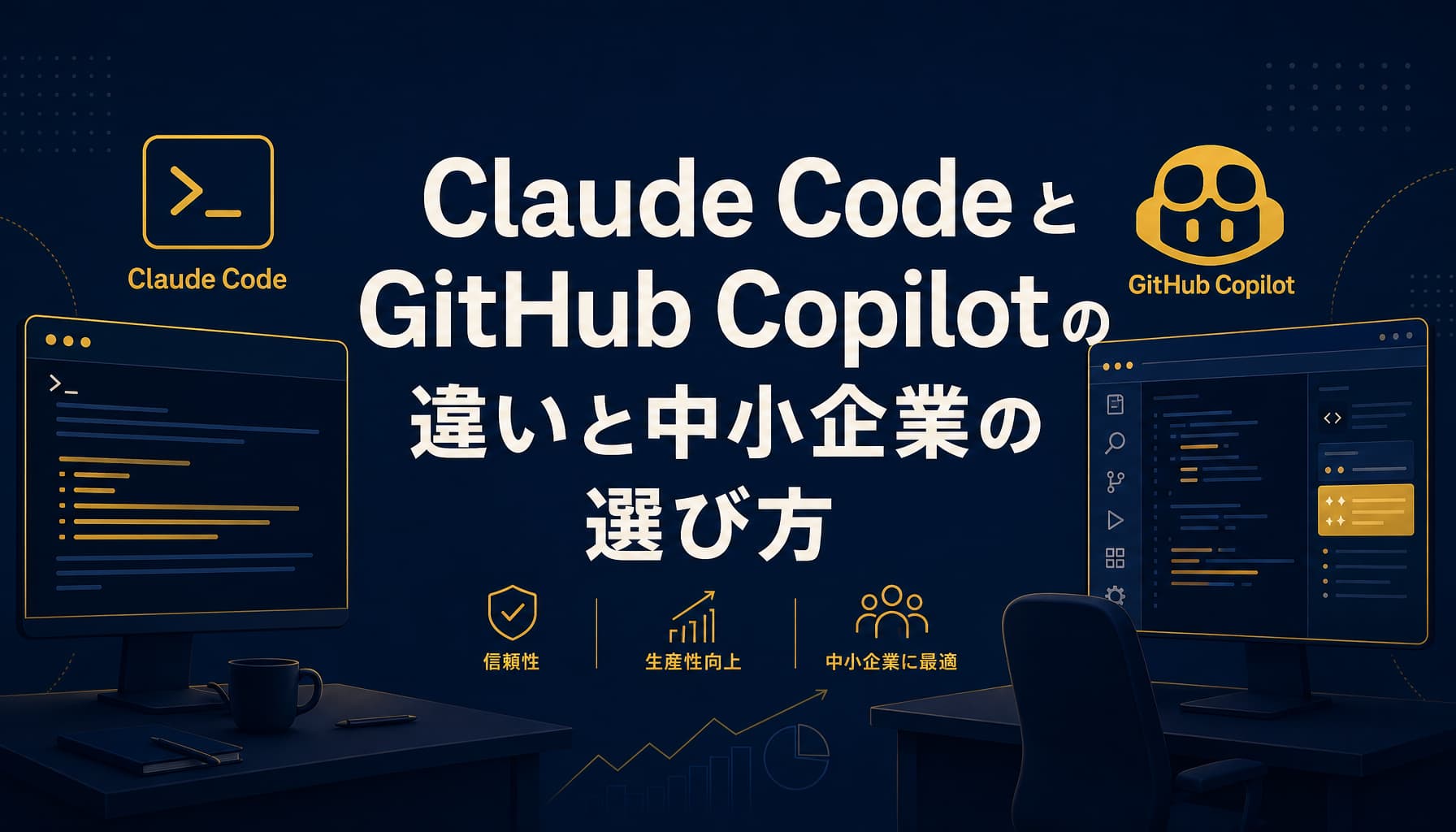 Claude CodeとGitHub Copilotの違いと中小企業の選び方