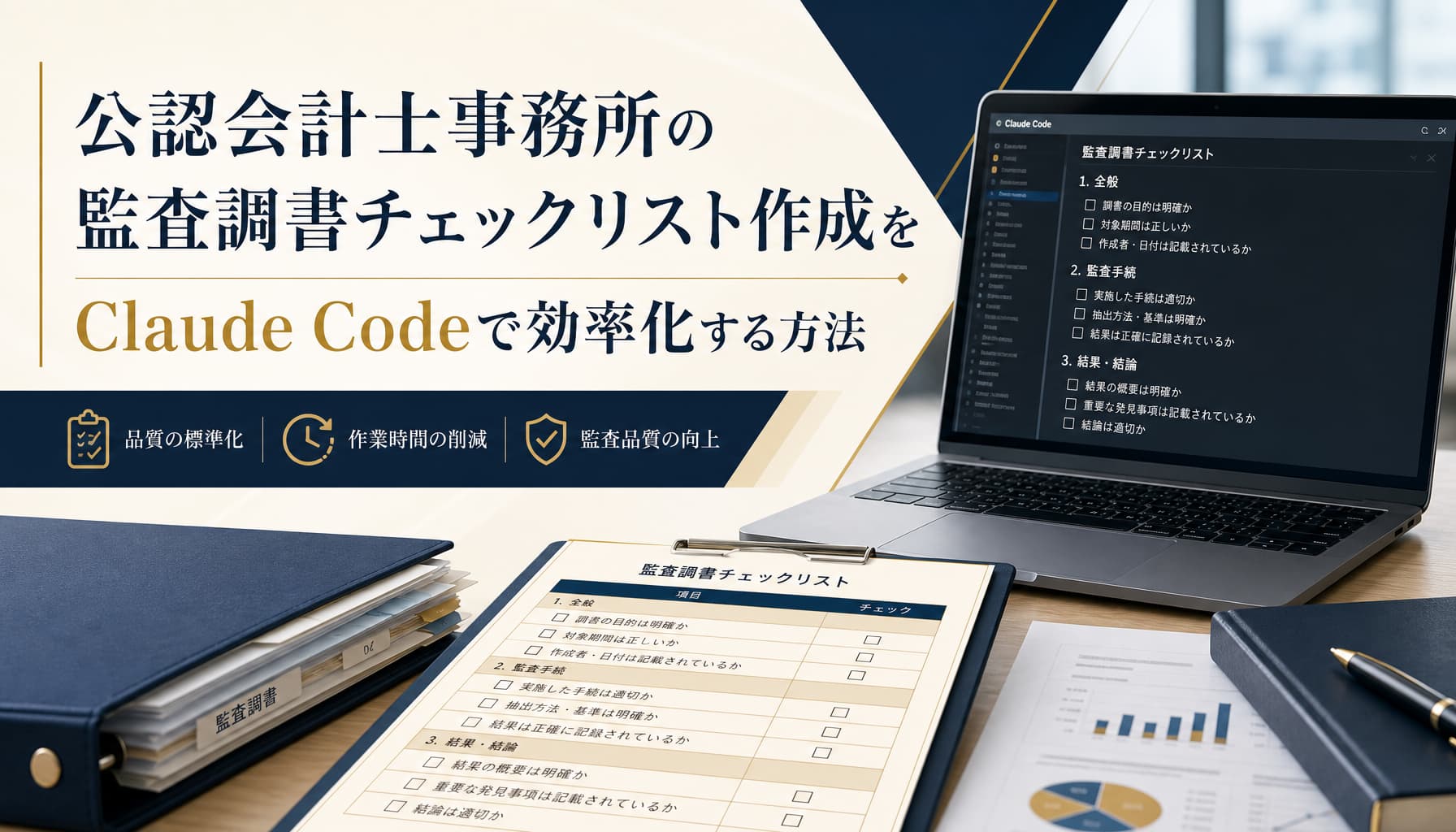 公認会計士事務所の監査調書チェックリスト作成をClaude Codeで効率化する方法