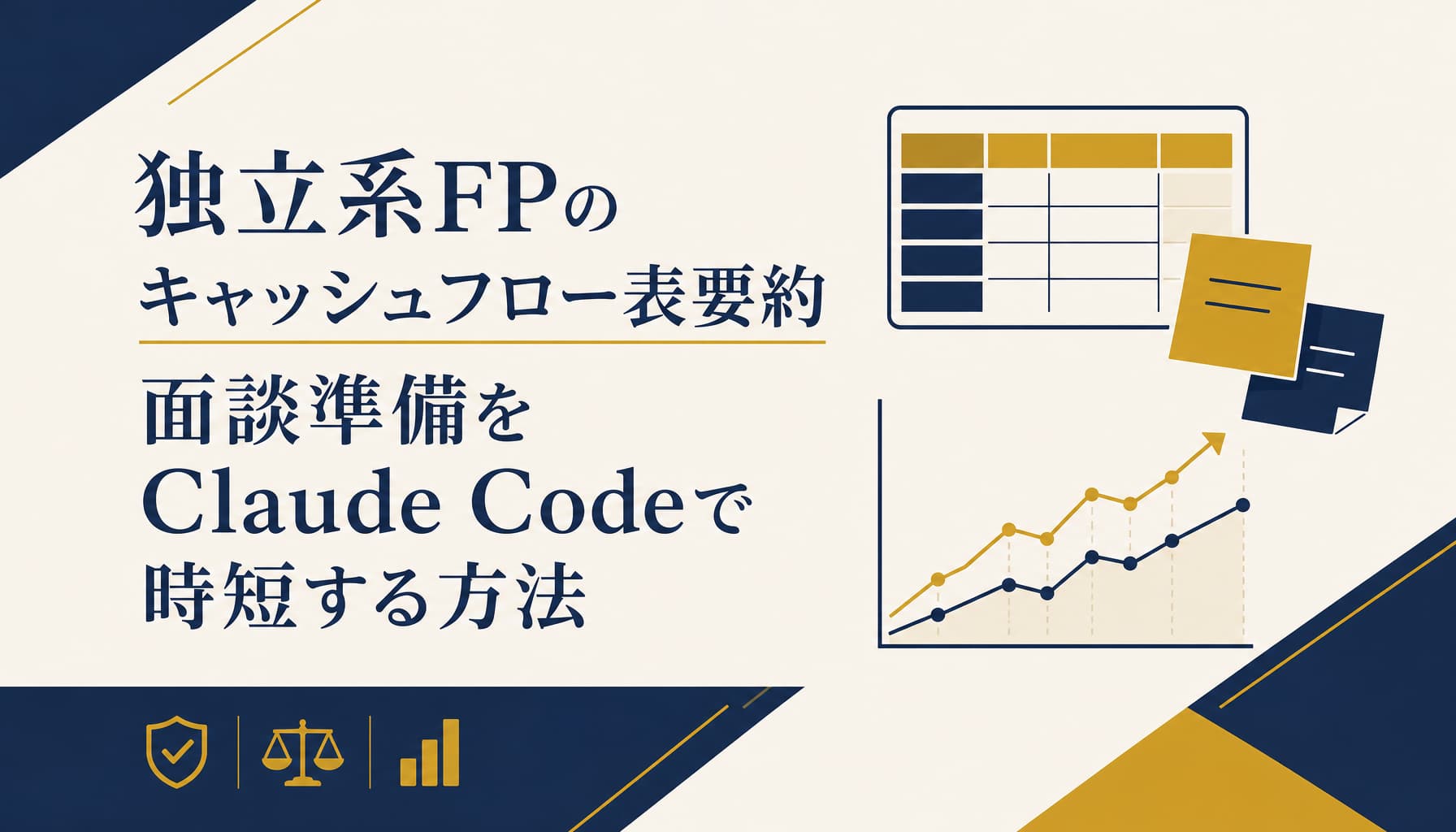 独立系FPのキャッシュフロー表要約 面談準備をClaude Codeで時短する方法