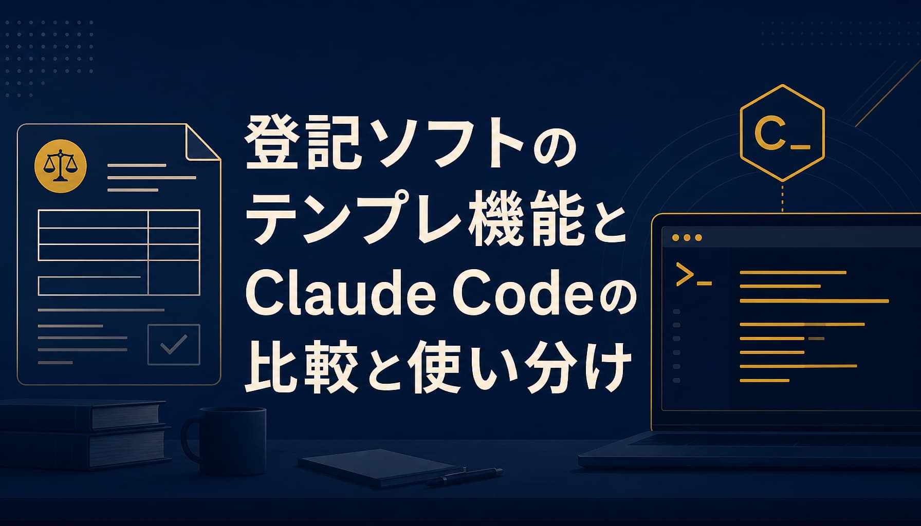 司法書士のための登記ソフトのテンプレ機能とClaude Codeの比較と使い分け