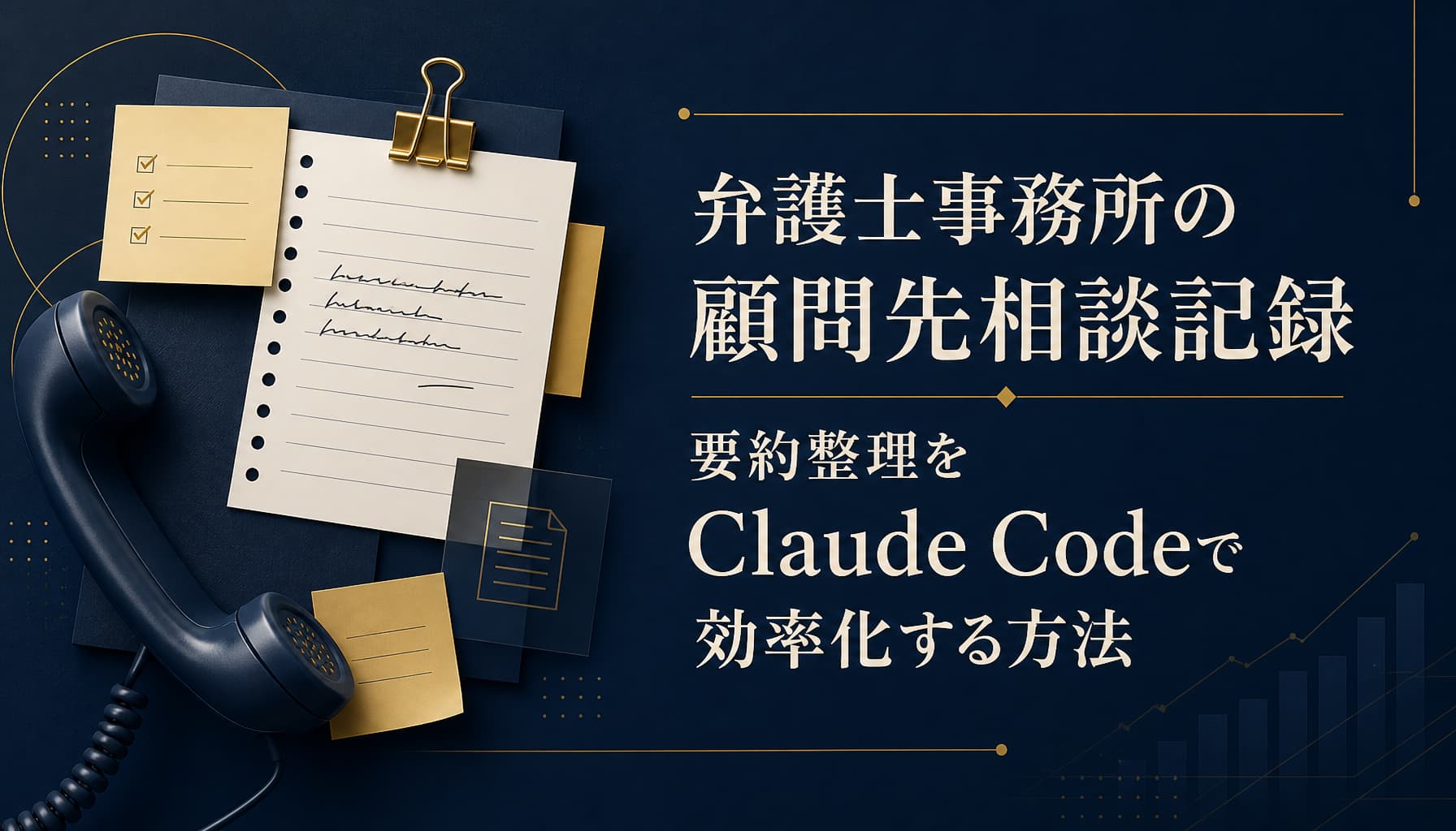 弁護士事務所の顧問先相談記録 要約整理をClaude Codeで効率化する方法