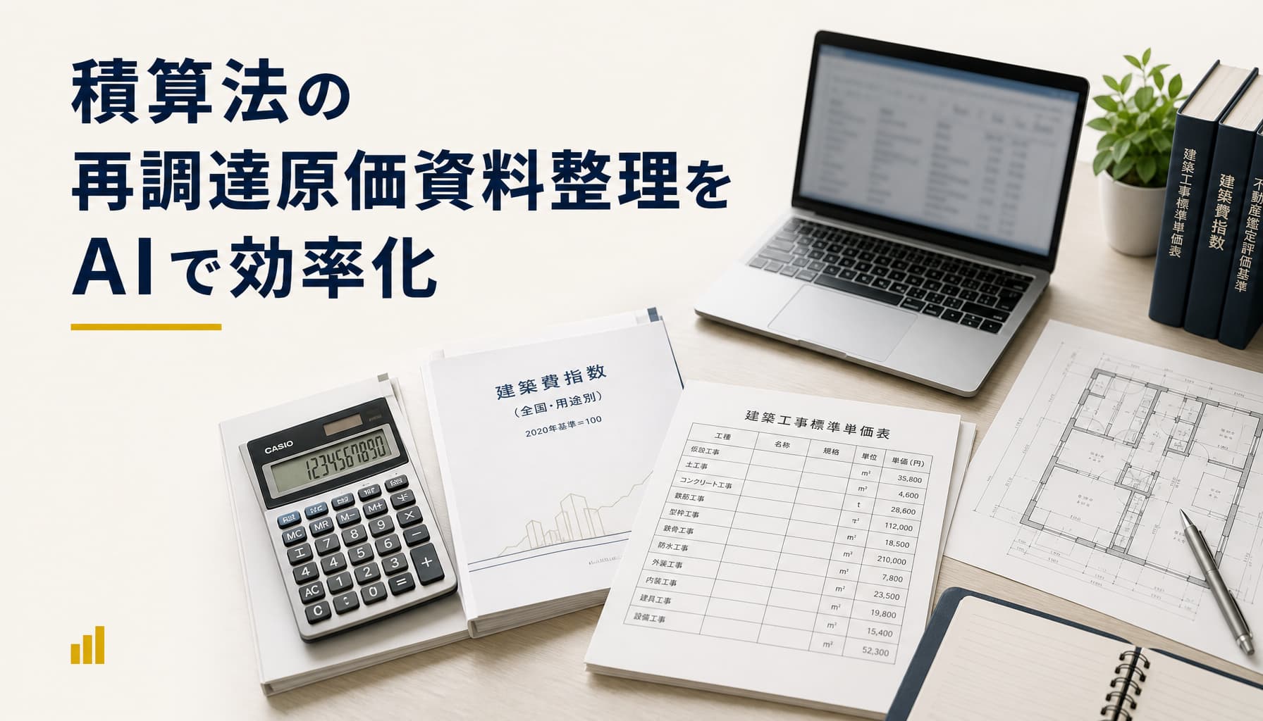 不動産鑑定士のAI活用 積算法の再調達原価資料整理をClaude Codeで効率化