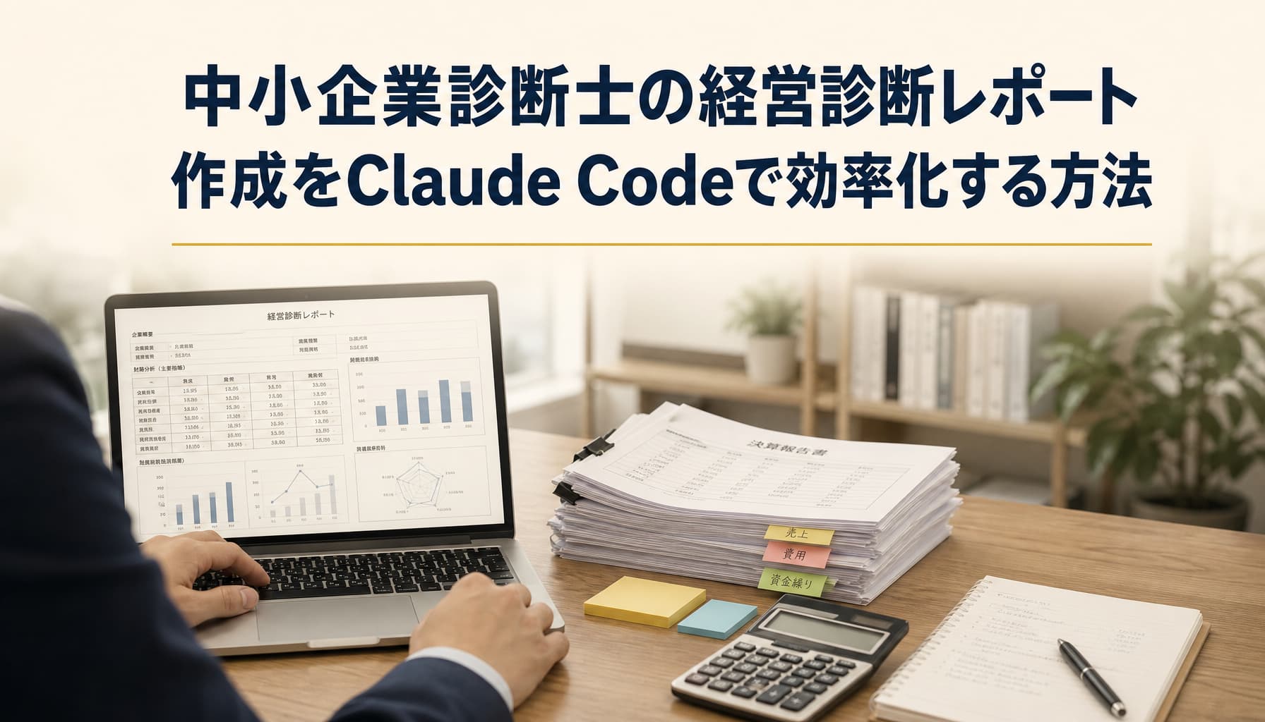 中小企業診断士の経営診断レポート作成をClaude Codeで効率化する方法