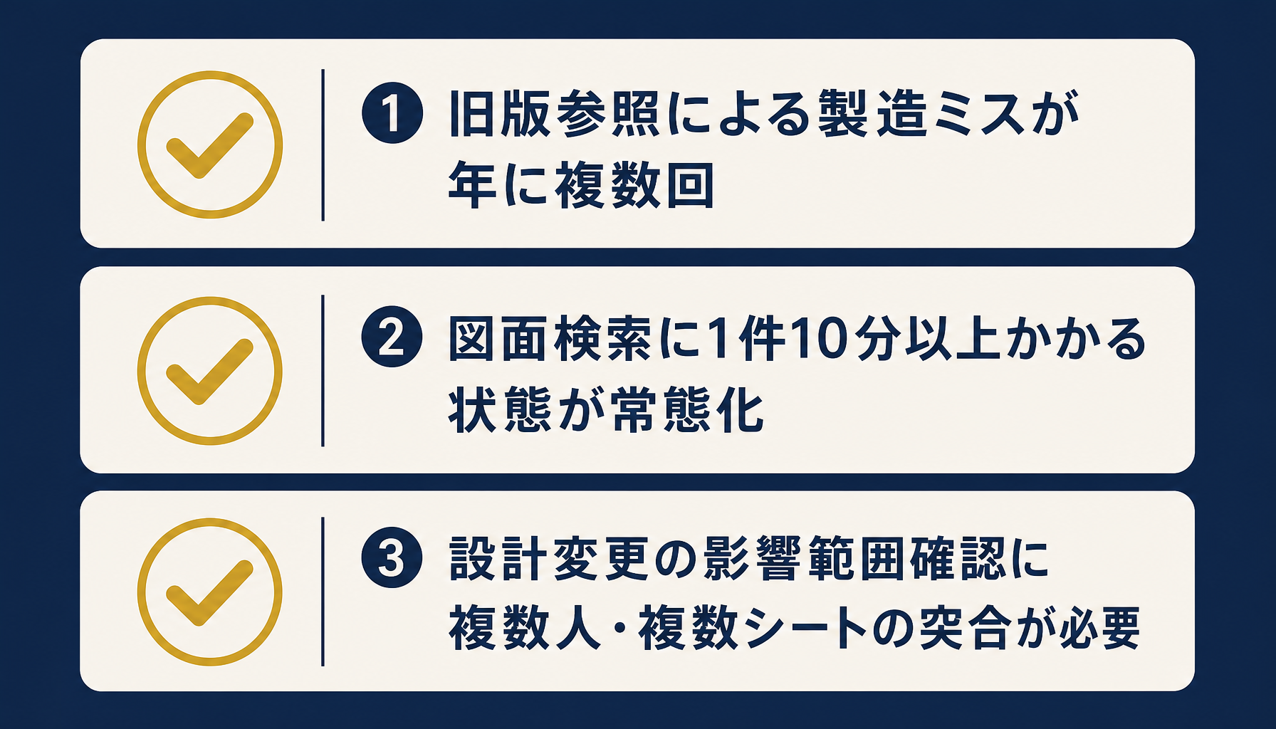 脱エクセル・PDM移行の判断基準チェックリスト